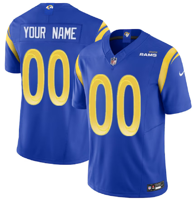 Custom Los Angeles Rams Vapor F.U.S.E. Limited Jersey